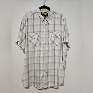 LIKE NEW Men's Dixxon Flannel Co Montana Bamboo Short Sleeve Button Up Size XL
